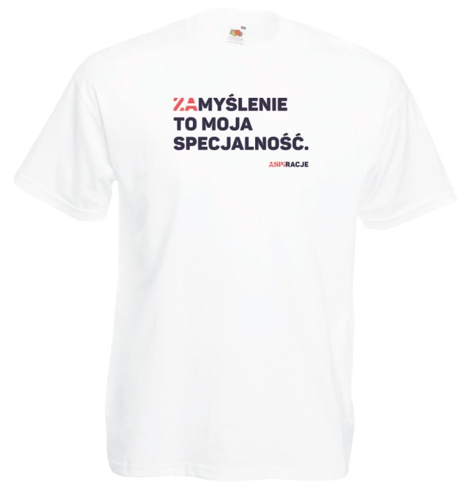 Koszulka ASPIRACJE ZAmyślenie to moja specjalność. Dzień świadomości autyzmu