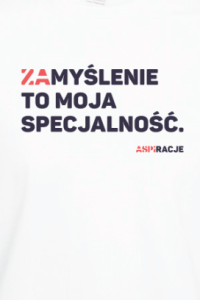 T-shirt damski: ZAmyślenie to moja specjalność [rozm. S]