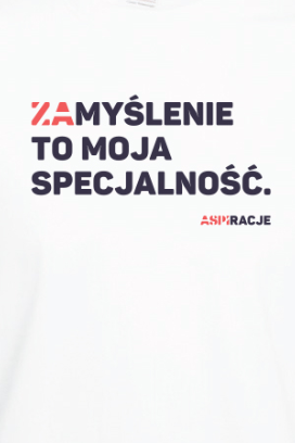 Koszulka ASPIRACJE ZAmyślenie to moja specjalność. Dzień świadomości autyzmu