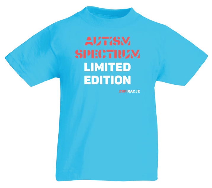 Koszulka ASPIRACJE Autism spectrum limited edition Dzień świadomości autyzmu