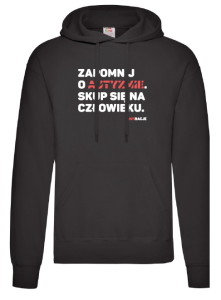Bluza z kapturem: Zapomnij o autyzmie. Skup się na człowieku.