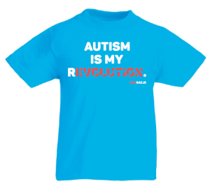 T-shirt dziecięcy: Autism is my Revolution