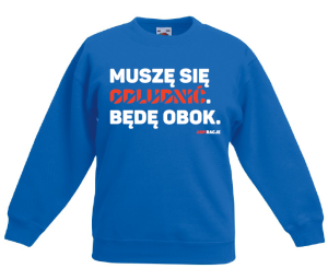 Bluza dziecięca: Muszę się odludnić. Będę obok.