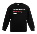 Bluza dziecięca: Cierpliwości! Analizuję dane.