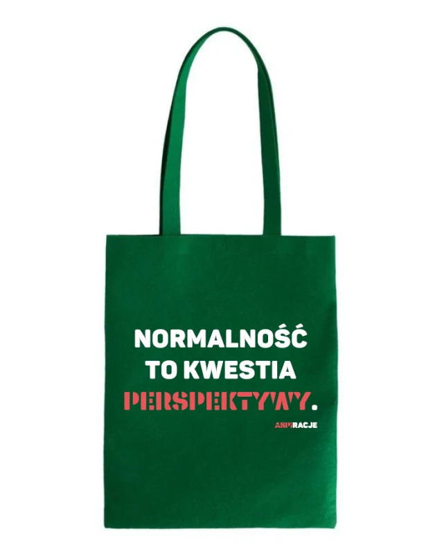 Normalność torba filcowa zielona apiracje.png