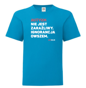 T-shirt dziecięcy: Autyzm nie jest zaraźliwy. Ignorancja owszem. 