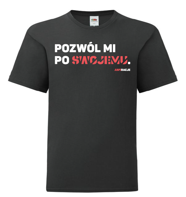 Aspiracje_po_swojemu_koszulka_czarna_dzieci.png