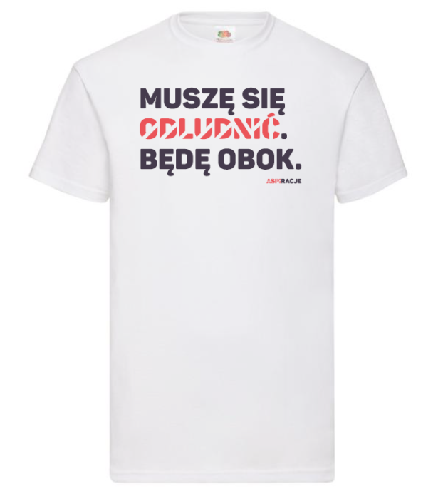Aspiracje_odludnić_koszulka_biała_męska.png