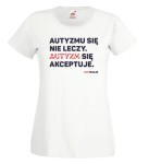 T-shirt damski: Autyzmu się nie leczy, autyzm się akceptuje [rozm. 2XL]