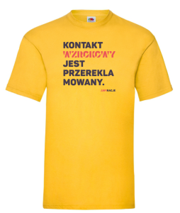 T-shirt klasyczny: Kontakt wzrokowy jest przereklamowany (2.0)