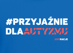 T-shirt klasyczny: #PrzyjaźnieDlaAutyzmu [rozm. 2XL]