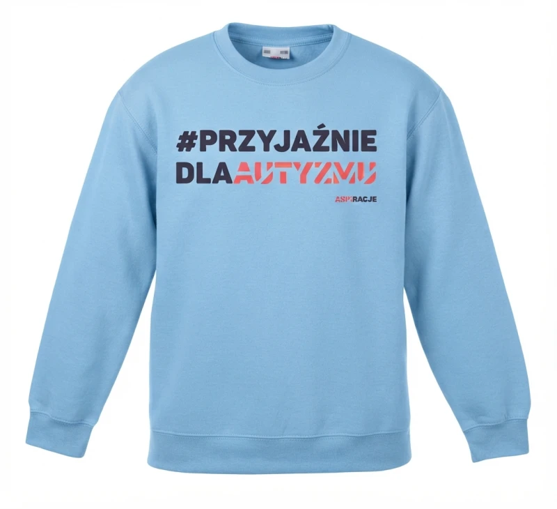 bluza aspiracje dzieci #przyjaźnie błękitna.jpeg