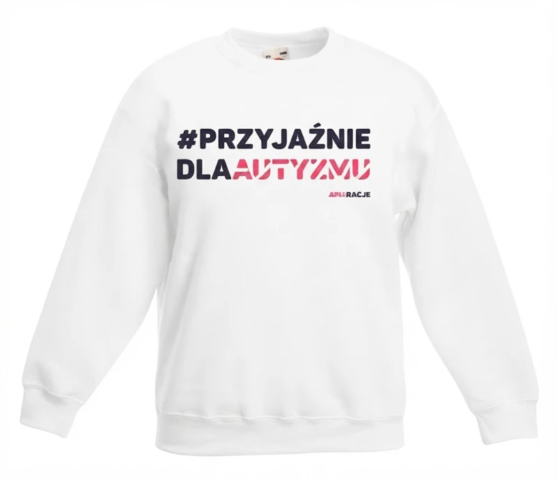 bluza aspiracje dzieci #przyjaźnie biała.jpeg
