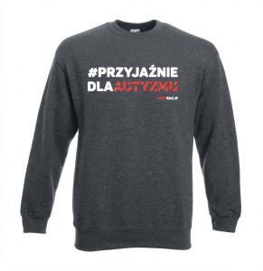 bluza aspiracje #przyjaźnie ciemnoszary melanż.jpeg