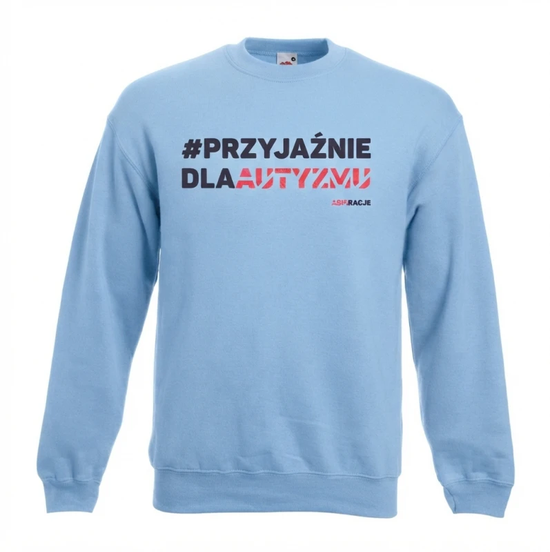 bluza aspiracje #przyjaźnie błękitna.jpeg