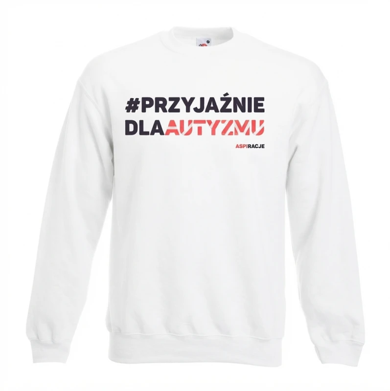 bluza aspiracje #przyjaźnie biała.jpeg