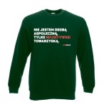 Bluza klasyczna: Nie jestem osobą aspołeczną, tylko selektywnie towarzyską. 