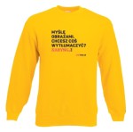 Bluza klasyczna: Myślę obrazami. Chcesz coś wytłumaczyć? Narysuj!