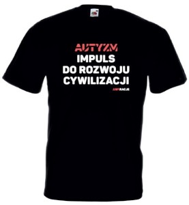 T-shirt klasyczny: Autyzm - impuls do rozwoju cywilizacji