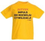T-shirt dziecięcy: Autyzm - impuls do rozwoju cywilizacji