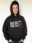 Bluza z kapturem: Nie jestem osobą aspołeczną, tylko selektywnie towarzyską.