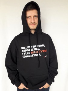 Bluza z kapturem: Nie jestem osobą aspołeczną, tylko selektywnie towarzyską.