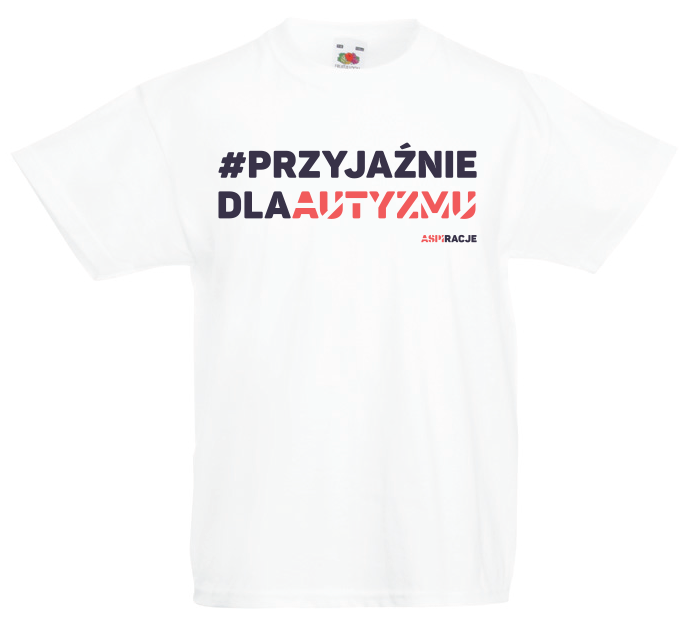 Koszulka ASPIRACJE #PrzyjaznieDlaAutyzmu Dzień świadomości autyzmu