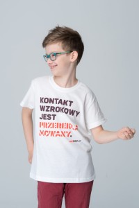 T-shirt dziecięcy: Kontakt wzrokowy jest przereklamowany (2.0)