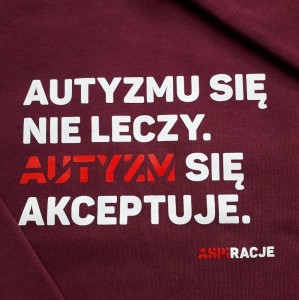 Bluza klasyczna: Autyzmu się nie leczy. Autyzm się akceptuje.