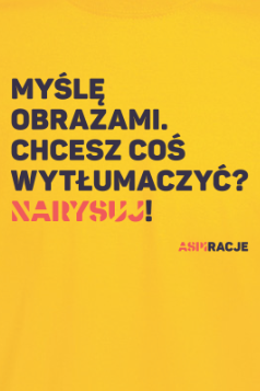 Koszulka ASPIRACJE Myślę obrazami. Dzień świadomości autyzmu