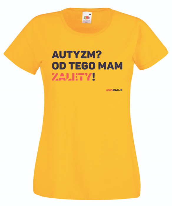 Koszulka ASPIRACJE Autyzm? Od tego mam zalety! Dzień świadomości autyzmu