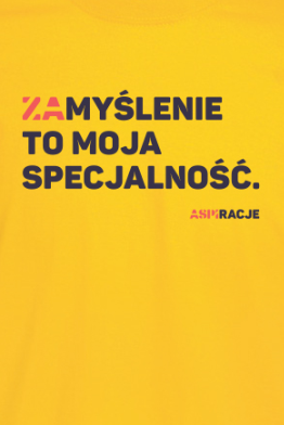 Koszulka ASPIRACJE ZAmyślenie to moja specjalność. Dzień świadomości autyzmu