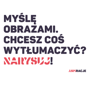 T-shirt dziecięcy: Myślę obrazami. Chcesz coś wytłumaczyć? Narysuj!
