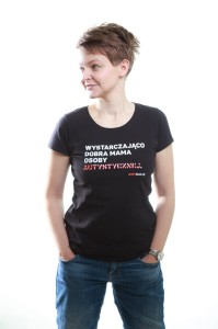 T-shirt damski: Wystarczająco dobra mama osoby autystycznej.