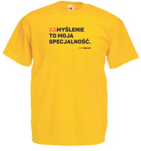 T-shirt klasyczny: ZAmyślenie to moja specjalność.