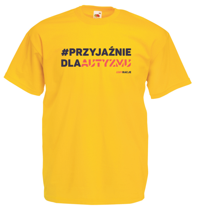 Koszulka ASPIRACJE #PrzyjaznieDlaAutyzmu Dzień świadomości autyzmu